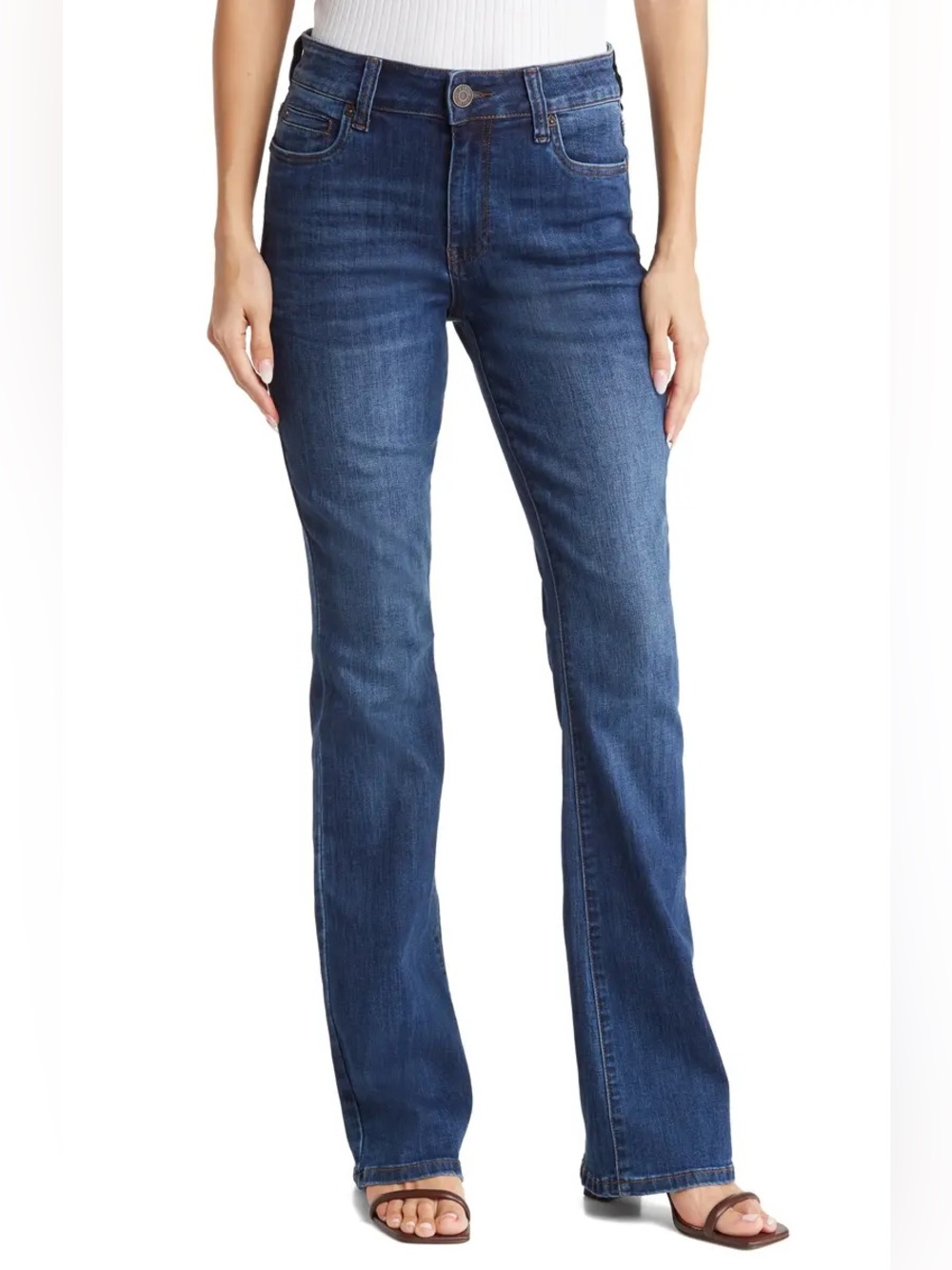 KUT from the Kloth Natalie Bootcut High Waisted Jeans Size 16